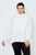 Plus size high neck ruffle long sleeve top