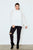 Plus size high neck ruffle long sleeve top