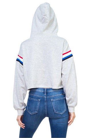 Crop hood shirts