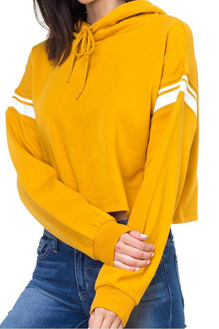 Crop hood shirts