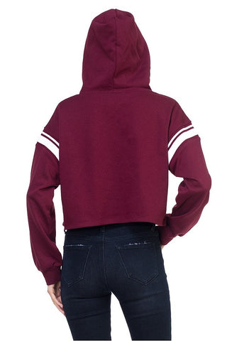 Crop hood shirts
