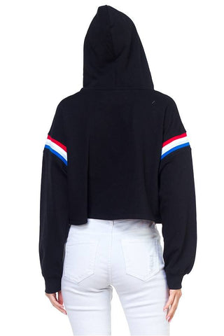 Crop hood shirts