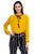 Ruffle mock pussycat bow shirt