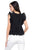 Sleeveless ruffle trim eyelet top