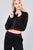 Contrast stripe patch pocket jacket and drawstring waist jogger pants set