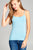 Cropped Cami Tank W/ Adjustable Spaghetti Straps