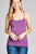 Cropped Cami Tank W/ Adjustable Spaghetti Straps