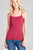 Cropped Cami Tank W/ Adjustable Spaghetti Straps