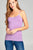 Cropped Cami Tank W/ Adjustable Spaghetti Straps