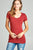 Basic Short Sleeve Scoop-neck Tee