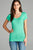 Basic Short Sleeve Scoop-neck Tee