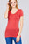 Basic Short Sleeve Scoop-neck Tee