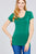 Basic Short Sleeve Scoop-neck Tee