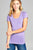 Basic Short Sleeve Scoop-neck Tee