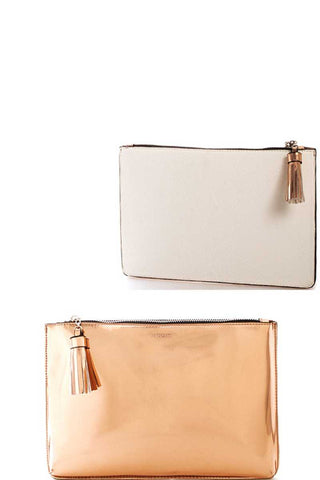 Princess Re Flexion Two Color Clutch Bag