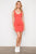 Rust Sleeveless Tank Mini Basic Dress