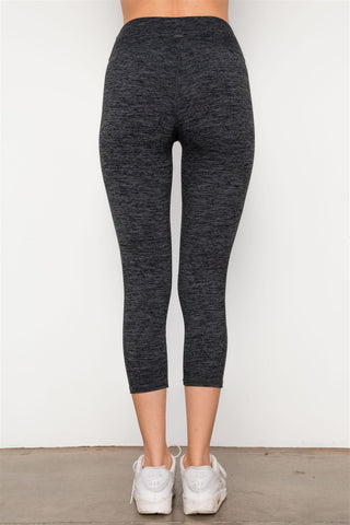 Grey Athletic Capri Leggings