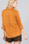 3/4 Roll Up Sleeve Front Patch Pocket Ot Print Rayon Challis Woven Shirt