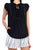 Solid Short Tulip Sleeve Shirts