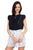 Solid Short Tulip Sleeve Shirts