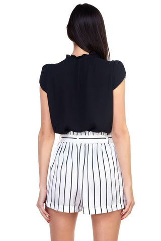 Solid Short Tulip Sleeve Shirts