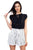 Solid Short Tulip Sleeve Shirts
