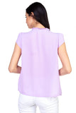 Solid Short Tulip Sleeve Shirts