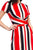 Stripe Twist Front Dress