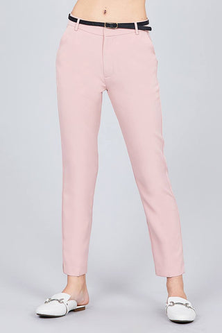 Classic Woven Pants W/belt