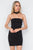 Bodycon Choker Neck Mini Dress