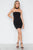 Bodycon Choker Neck Mini Dress