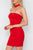 Bodycon Choker Neck Mini Dress
