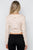 Polka Dot Long Sleeve Cropped Top
