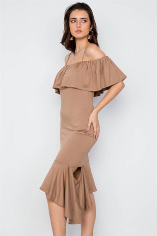 Cami Flounce Cut Out Dress