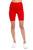 Stripe Band Top & Biker Shorts Set