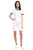 Stripe Band Top & Biker Shorts Set