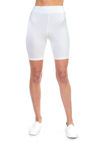 Stripe Band Top & Biker Shorts Set