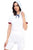 Stripe Band Top & Biker Shorts Set
