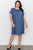 Plus Size Ruffle Front Midi Dress