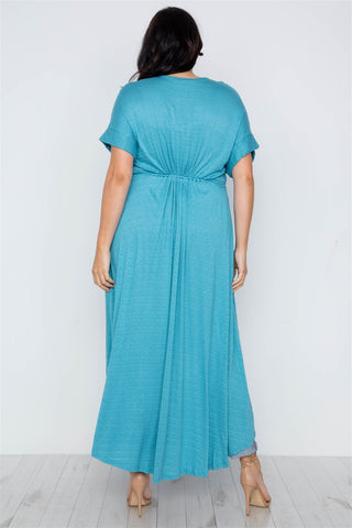 Plus Size Basic High Low Cardigan Cover Up