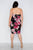 2-way Wear: Plus Size Floral Print Tube Midi Dress - Long Skirt