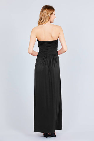Rayon Modal Spandex Tube Top Maxi Dress