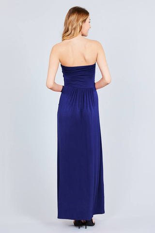 Rayon Modal Spandex Tube Top Maxi Dress