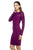 Long Sleeve Floral Mesh Dress