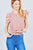 Ruffle Sleeve Round Neck Front Tie Dot Print Woven Top