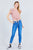 Ruffle Sleeve Round Neck Front Tie Dot Print Woven Top