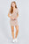 Short Sleeve Round Neck Rayon Spandex Rib Mini Dress