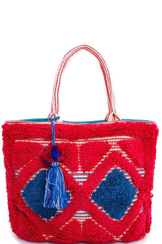 Chic Fashion Soft Tote With Tassel
