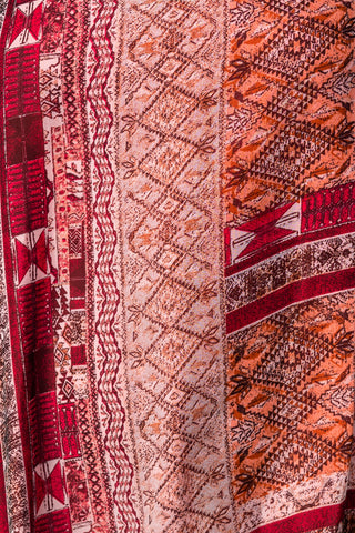 Plus Size Multi Coral Cami Slip Mini Dress