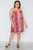 Plus Size Multi Coral Cami Slip Mini Dress